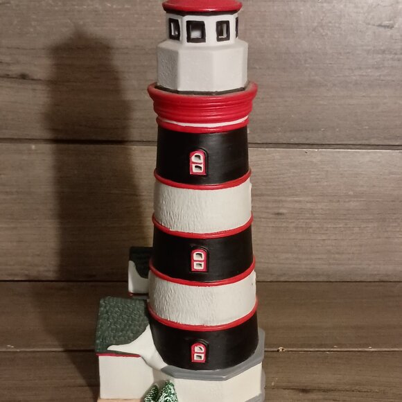 Vintage Lemax Christmas Village Plymouth Corners Lighthouse 1998 No Light Cord - Picture 4 of 10